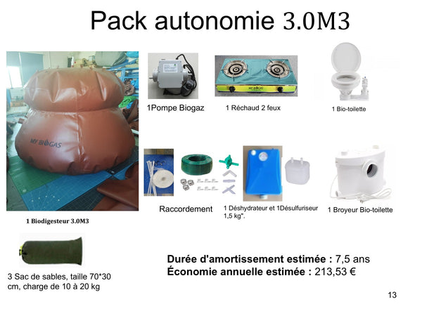 Pack autonomie 3.0M³