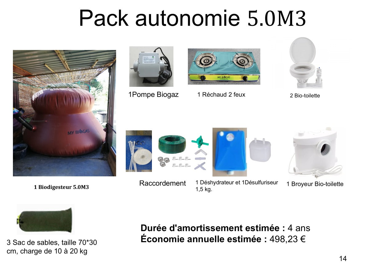 Pack autonomie 5.0 M³