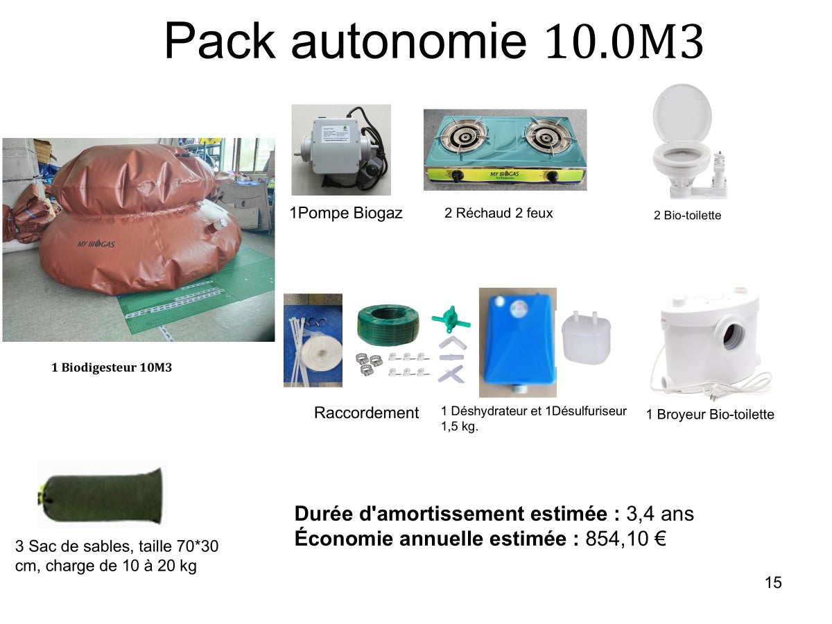 Pack Autonomie 10.0 M³