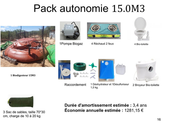 Pack Autonomie 15.0 M³